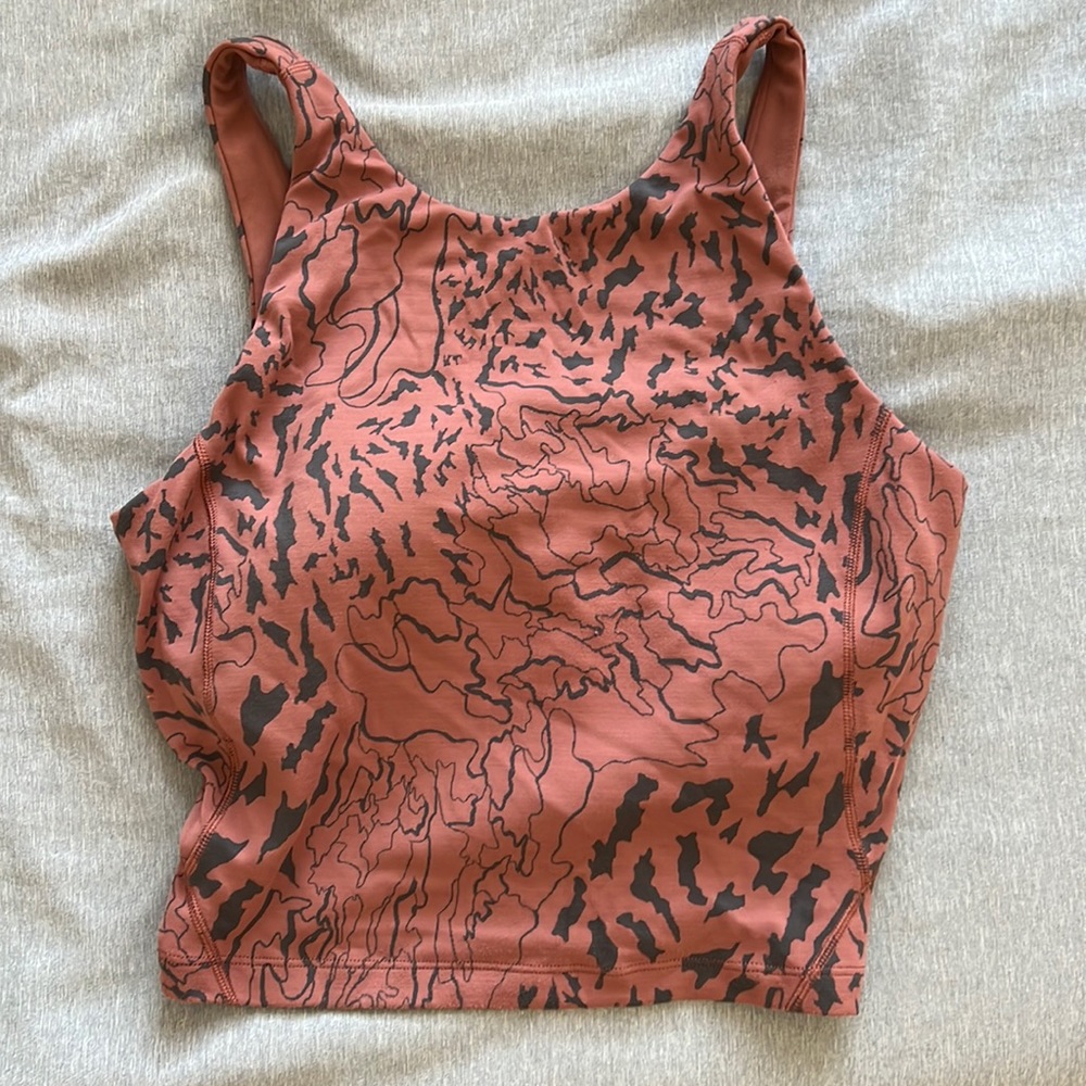 lululemon align high neck tank top size 6